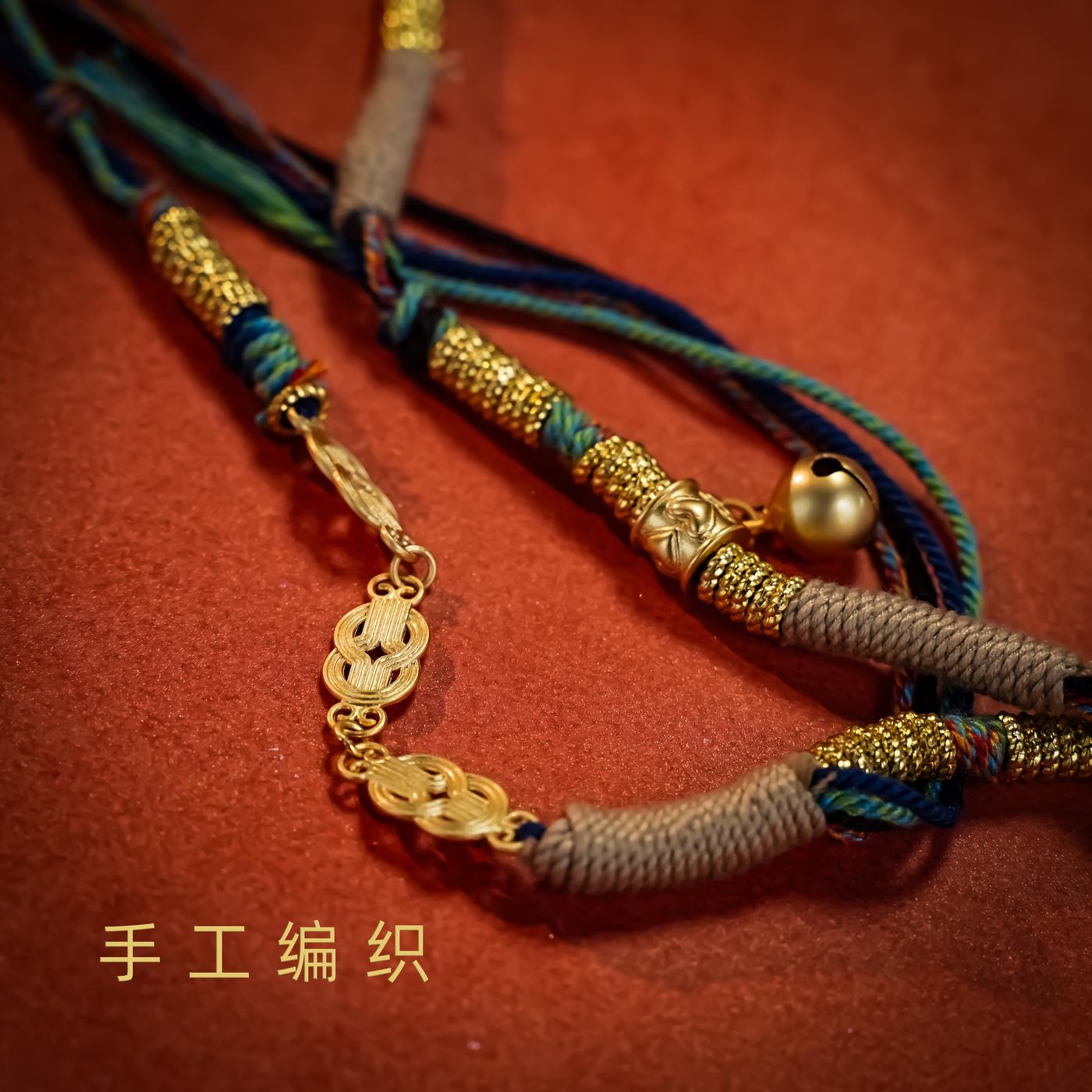Miniature thangka inside a gold frame